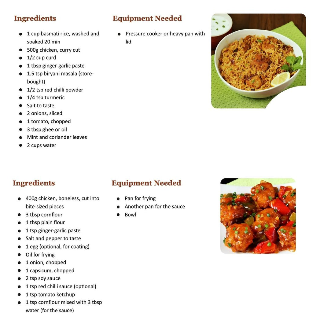 Bachelor's Survival Cookbook