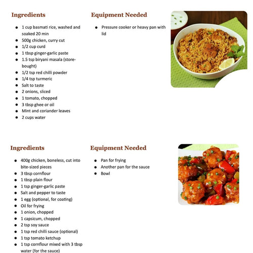 Bachelor's Survival Cookbook