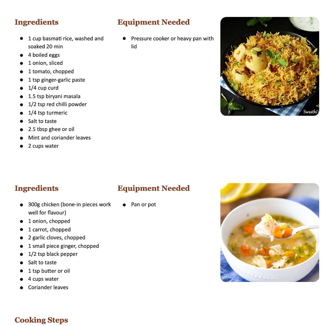Bachelor's Survival Cookbook