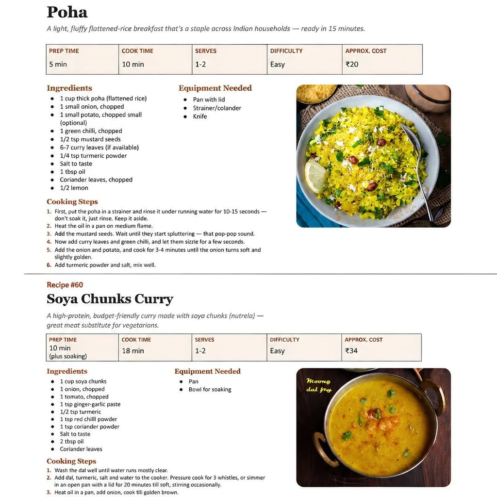 Bachelor's Survival Cookbook