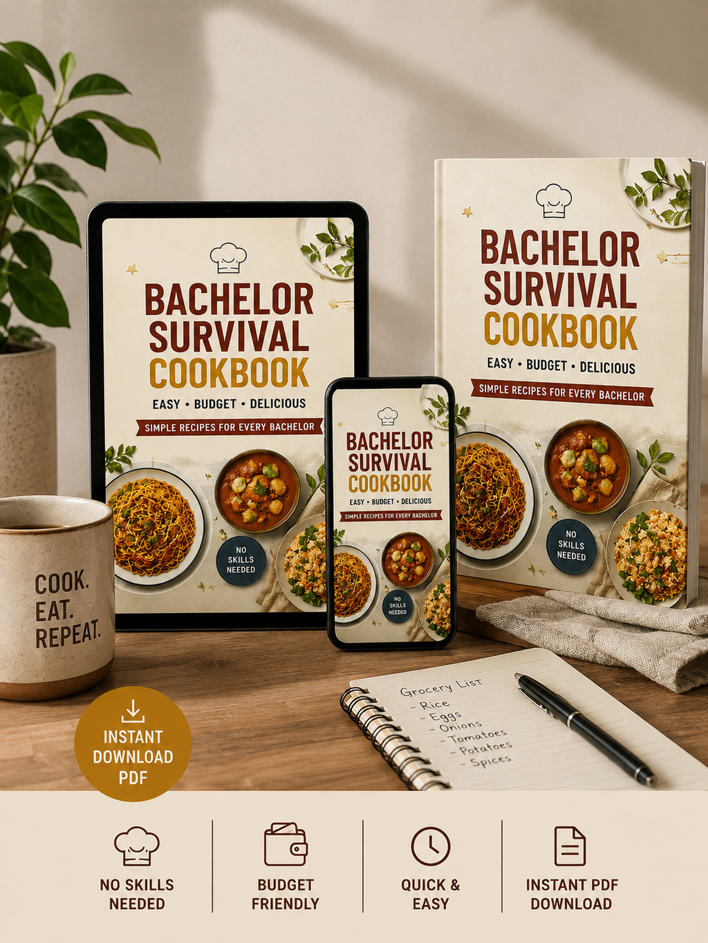 Bachelor's Survival Cookbook